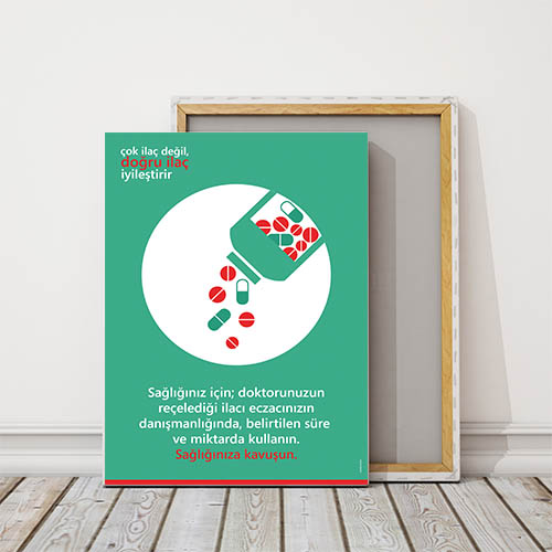 İlaç Kullanımı Duvar Posteri