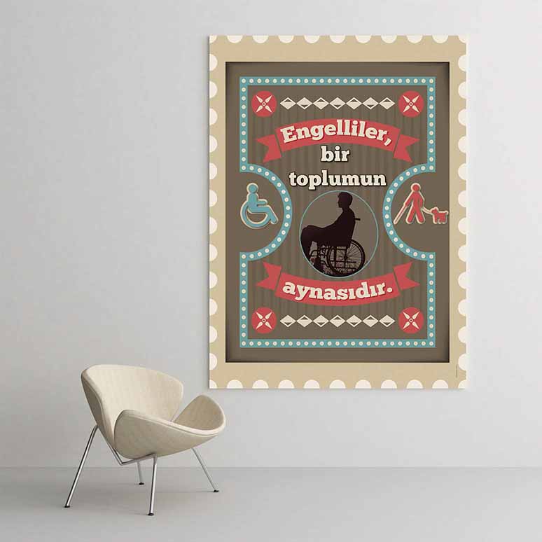Engelli Bilinci - Tablo - Poster