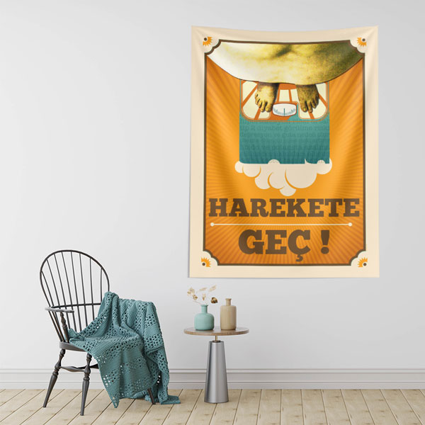 Sağlıklı Beslenme Duvar Örtüsü