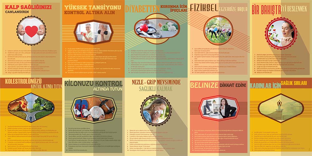 Sağlıklı Yaşam Duvar Dekoru