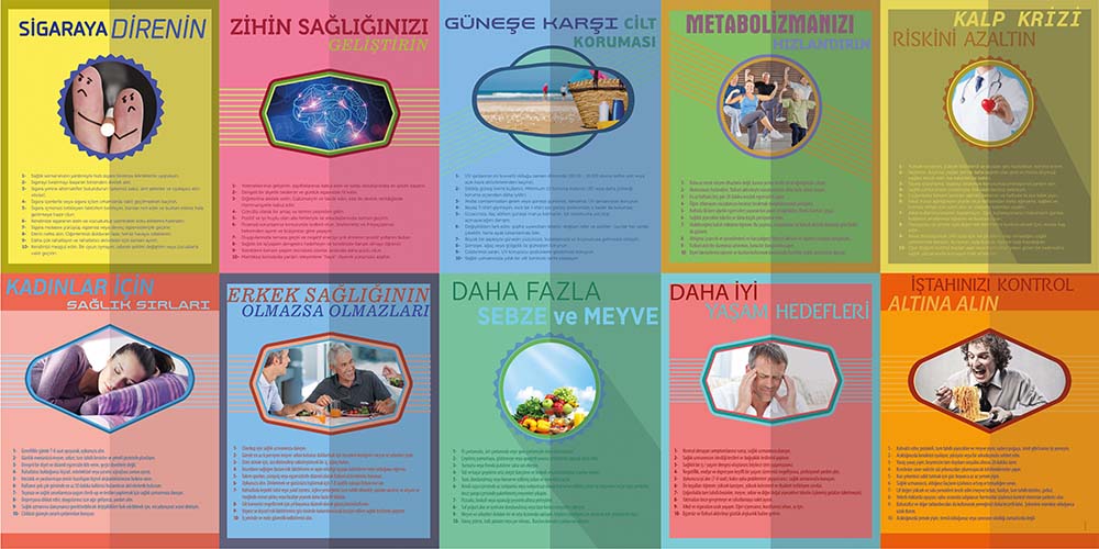 Sağlıklı Yaşam Duvar Dekoru