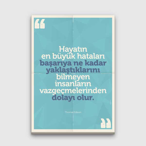 İlham Verici Duvar Tablosu