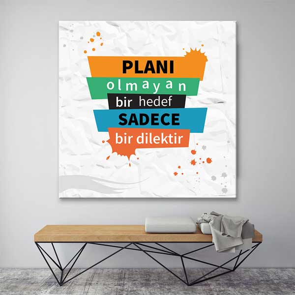 İlham Verici Duvar Tablosu