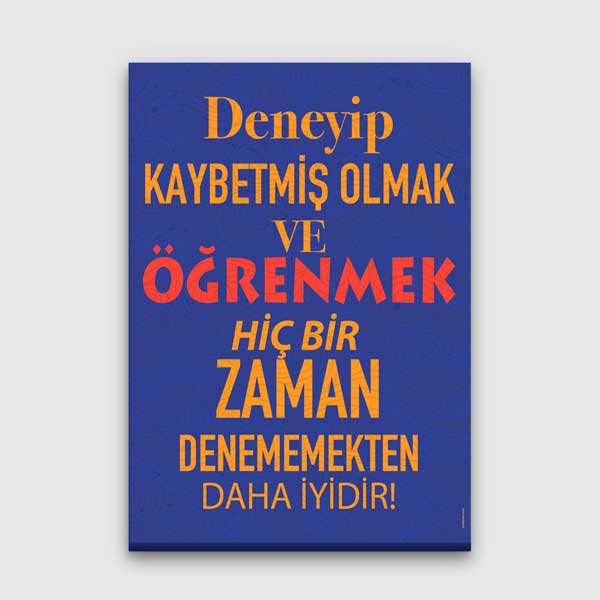 İlham Verici Duvar Tablosu