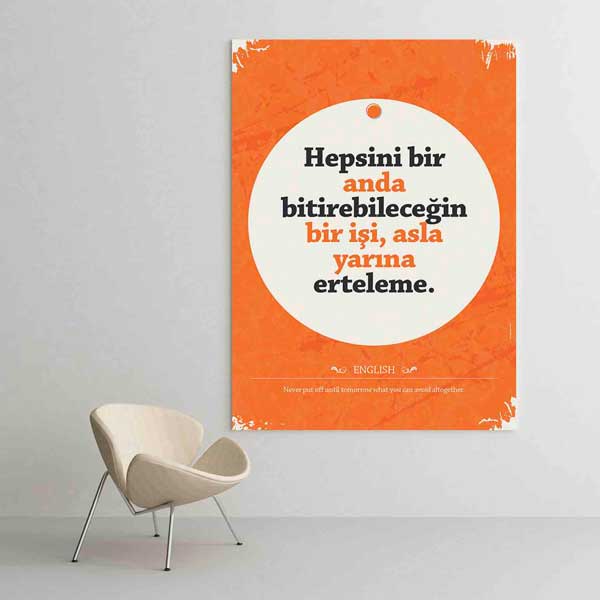 İlham Verici Duvar Tablosu