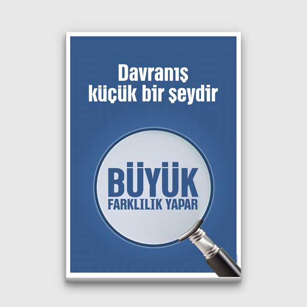 Davranış Biçimleri Duvar Tablosu