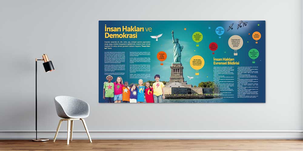 Değerler Eğitimi Duvar Posteri