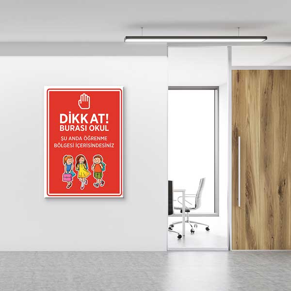 Okul ve Sınıf Kuralları Posteri