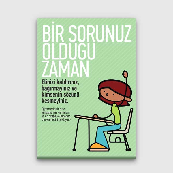 Okul ve Sınıf Kuralları Posteri