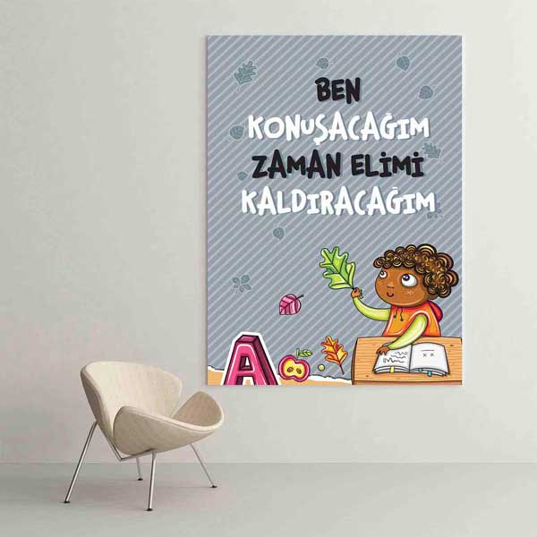 Okul ve Sınıf Kuralları Posteri