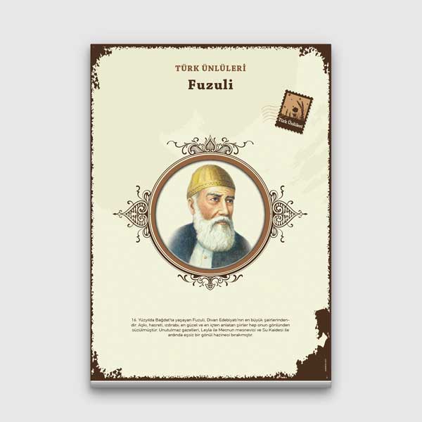 Türk Büyükleri Duvar Posteri