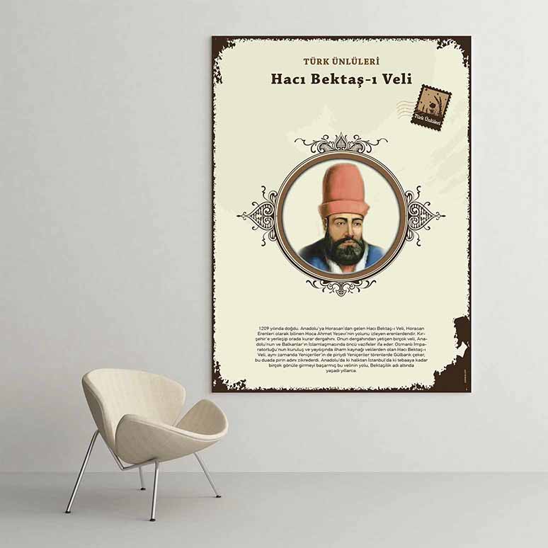 Türk Büyükleri Duvar Posteri
