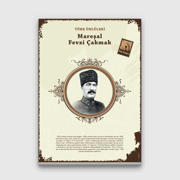 Türk Büyükleri Duvar Posteri