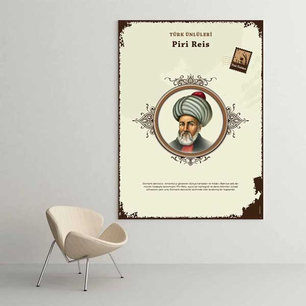 Türk Büyükleri Duvar Posteri