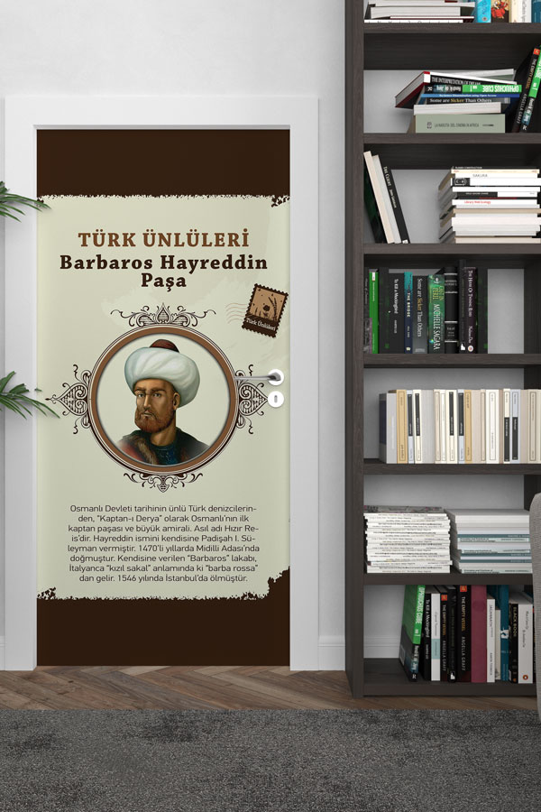 Türk Büyükleri Kapı Tasarımı