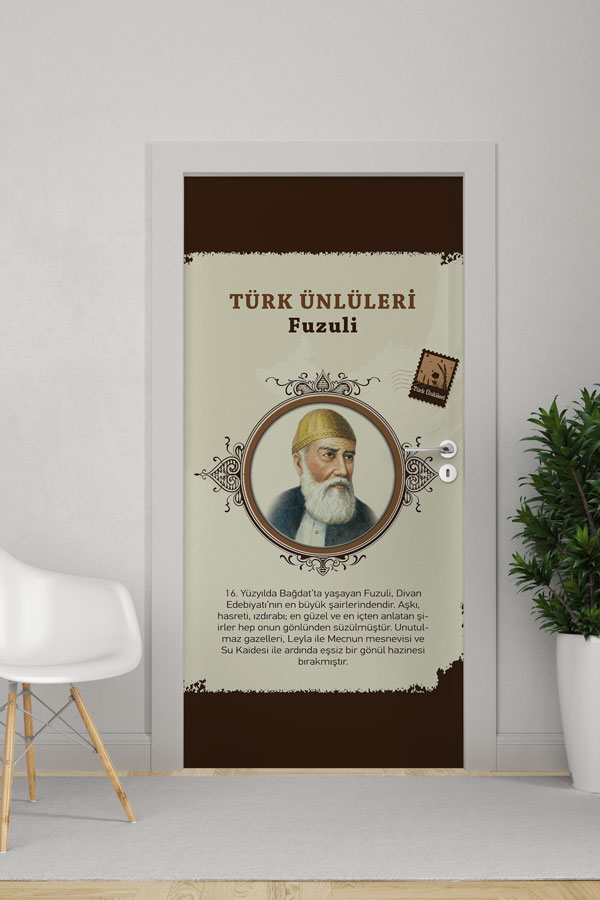 Türk Büyükleri Kapı Tasarımı