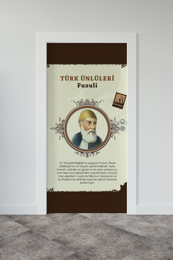 Türk Büyükleri Kapı Tasarımı
