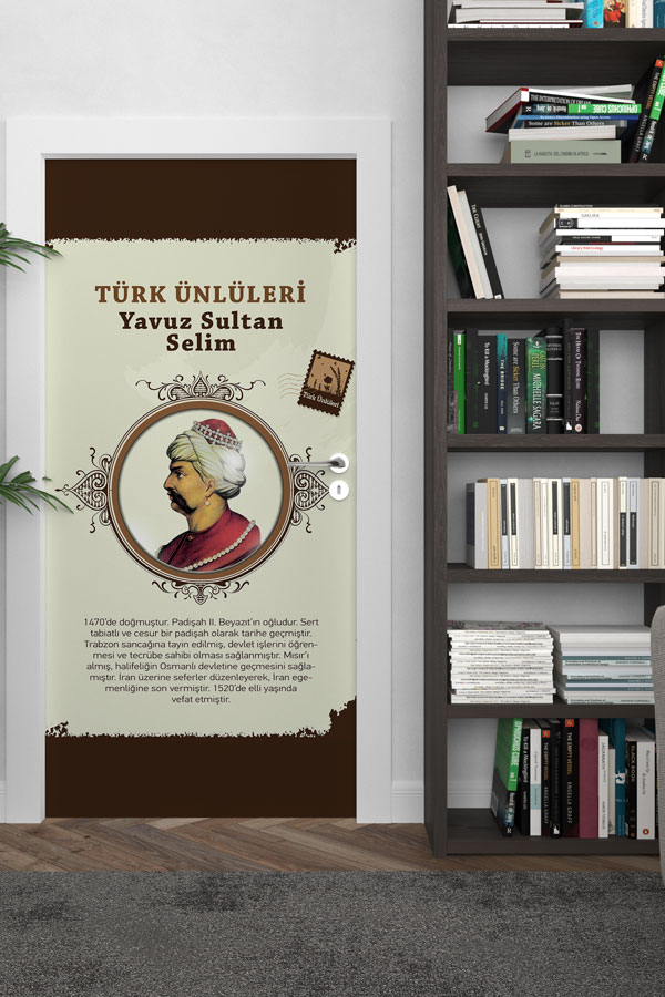 Türk Büyükleri Kapı Tasarımı
