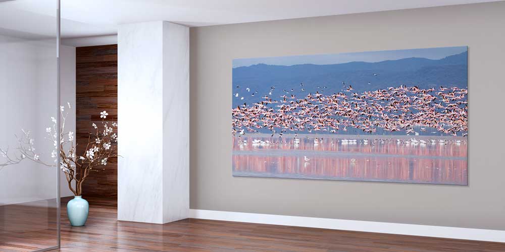 africa-wall-decor-14013-01 Uçan Flamingo Sürüsü Büyük Ebat Duvar Dekoru 14013