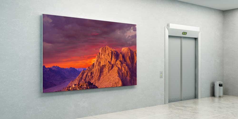 Gün Batımında Kızıl Dağlar Büyük Ebat Duvar Dekoru 14021