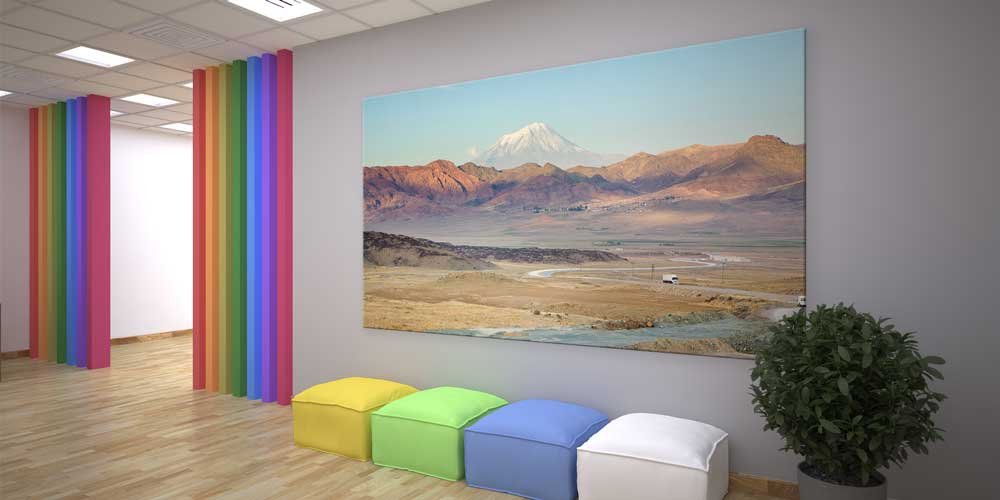 Ağrı Dağı Manzaralı Büyük Ebat Doğa Duvar Dekoru 11858