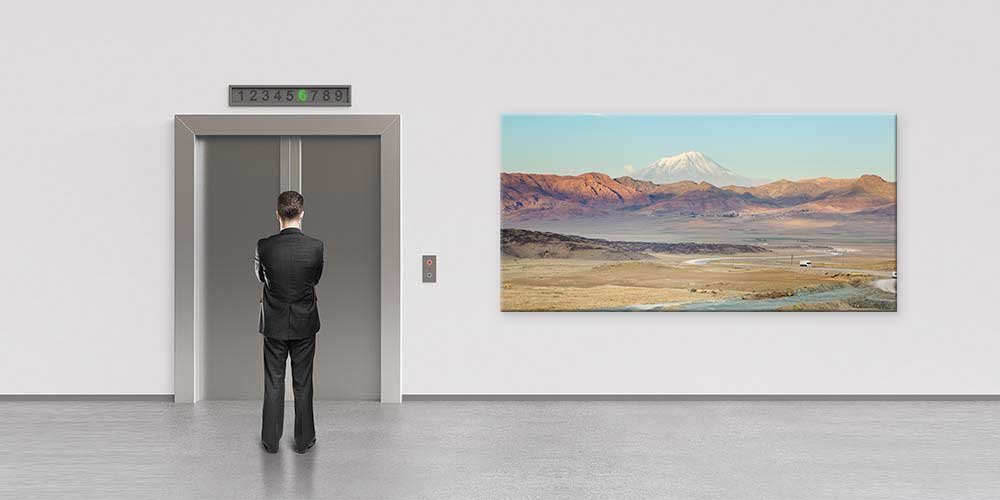 Ağrı Dağı Manzaralı Büyük Ebat Doğa Duvar Dekoru 11858