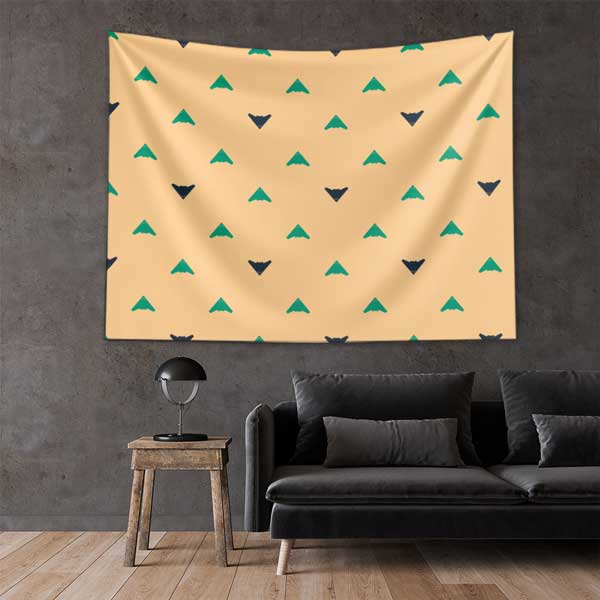 Minimalist Hayalet Uçak Desenli Duvar Örtüsü 11057