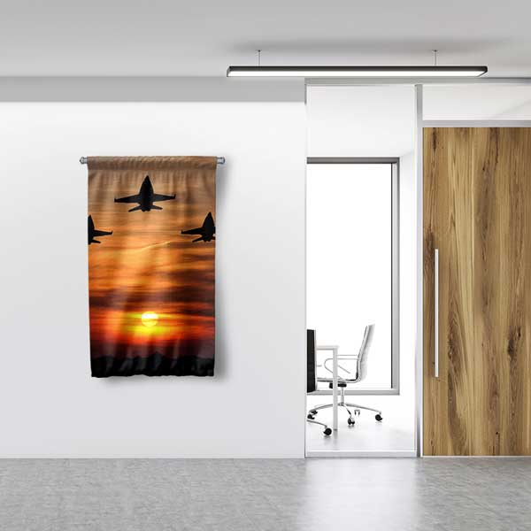 Askeri Hava Kuvvetleri Duvar Flaması 11143