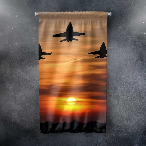 Askeri Hava Kuvvetleri Duvar Flaması 11143