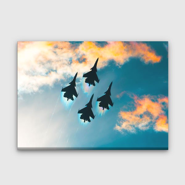 Jet Filosu Gösteri Uçuşu Kanvas Tablo – 11210