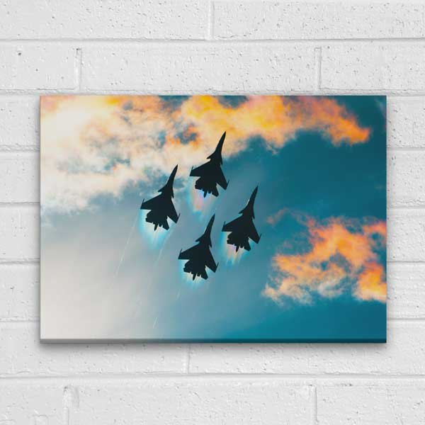 Jet Filosu Gösteri Uçuşu Kanvas Tablo – 11210