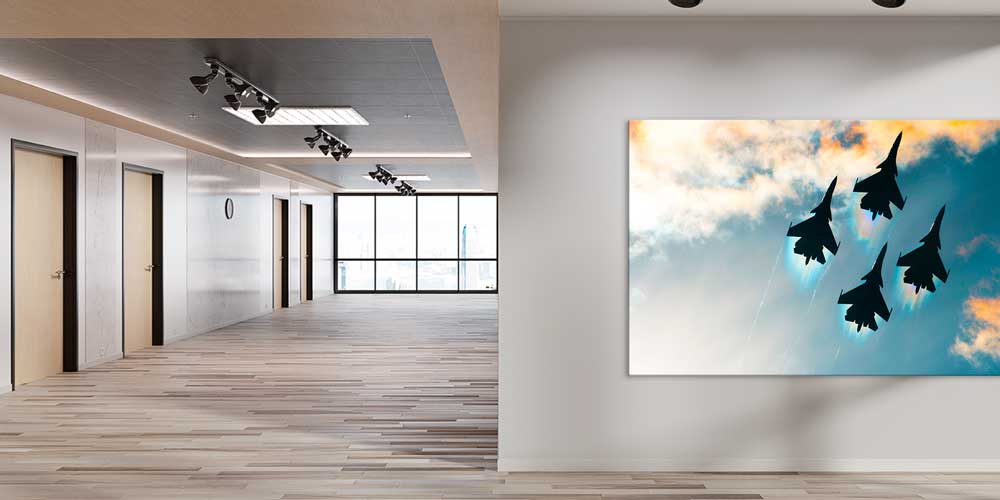 Savaş Uçakları Filosu Gökyüzü Dekoratif Baskı 11300