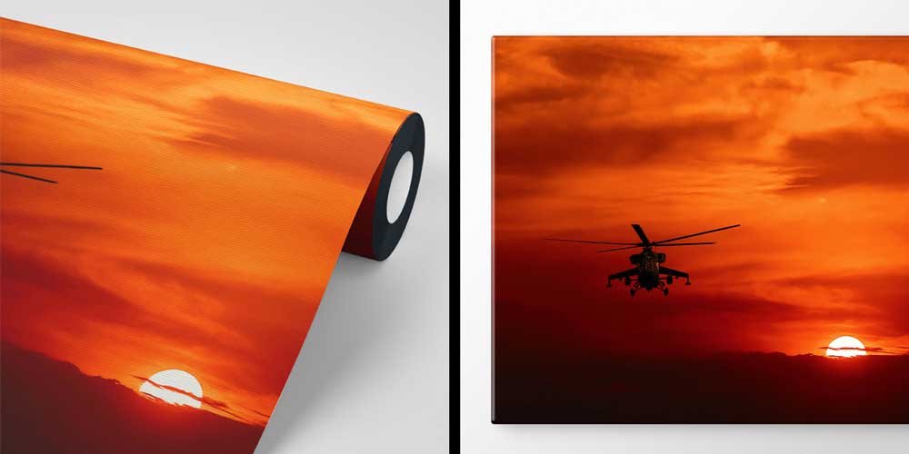 air-force-wall-decoration-10953-04 Askeri Helikopterler Gün Batımı Duvar Kağıdı 10953