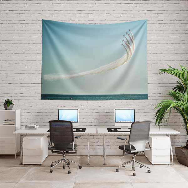 Türk Yıldızları Akrobasi Gösterisi Duvar Örtüsü 11054