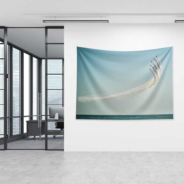 Türk Yıldızları Akrobasi Gösterisi Duvar Örtüsü 11054