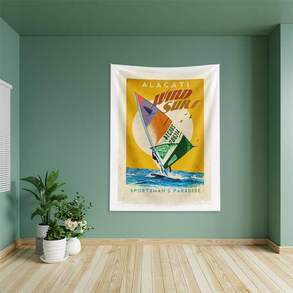 Alaçatı Windsurf Duvar Örtüsü 11826