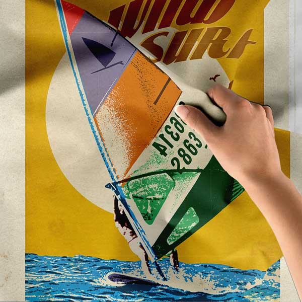 Alaçatı Windsurf Duvar Örtüsü 11826