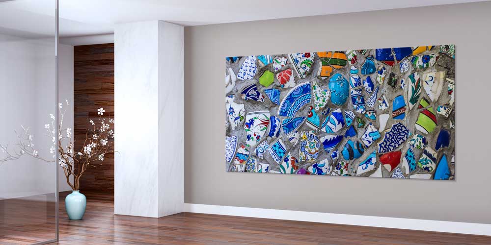 Anadolu Kültürü Çini ve Seramik Motifli Büyük Ebatlı Duvar Dekoru 11971