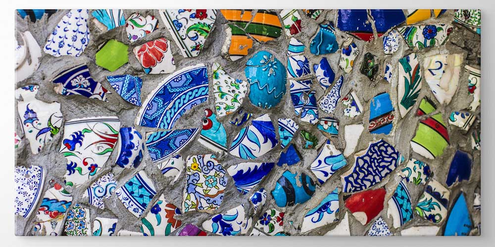 Anadolu Kültürü Çini ve Seramik Motifli Büyük Ebatlı Duvar Dekoru 11971
