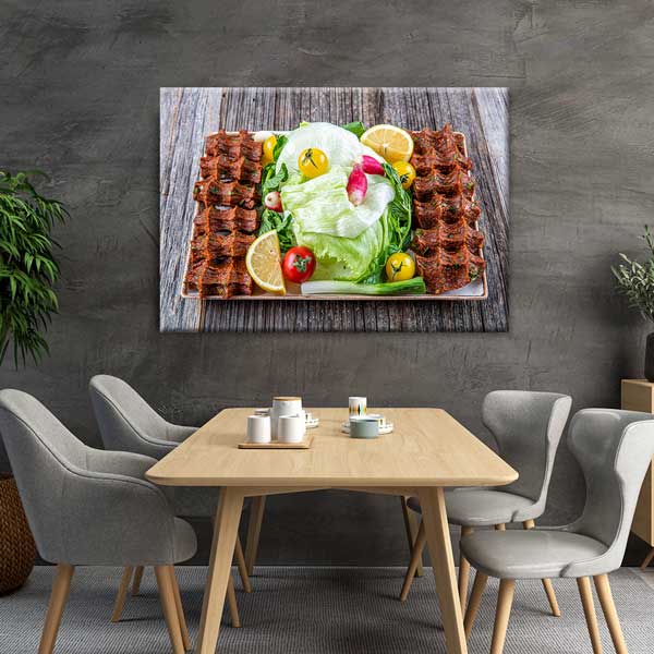 Çiğ Köfte Anadolu Mutfağı Duvar Tablosu – 12180