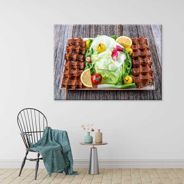 Çiğ Köfte Anadolu Mutfağı Duvar Tablosu – 12180