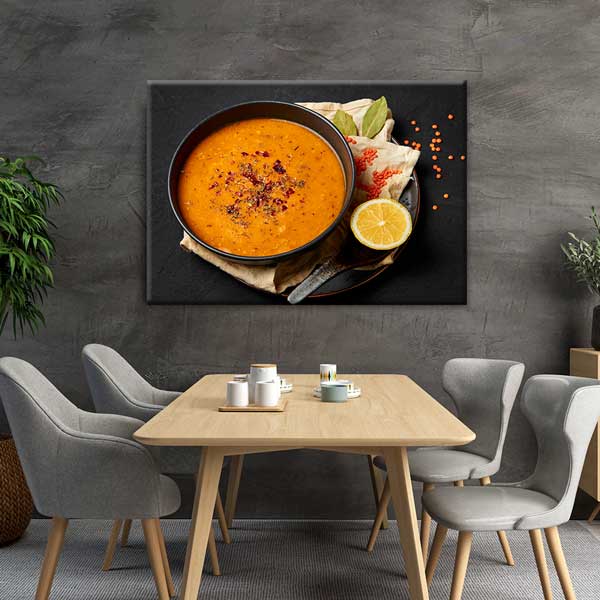 Mercimek Çorbası Anadolu Mutfağı Duvar Tablosu – 12181