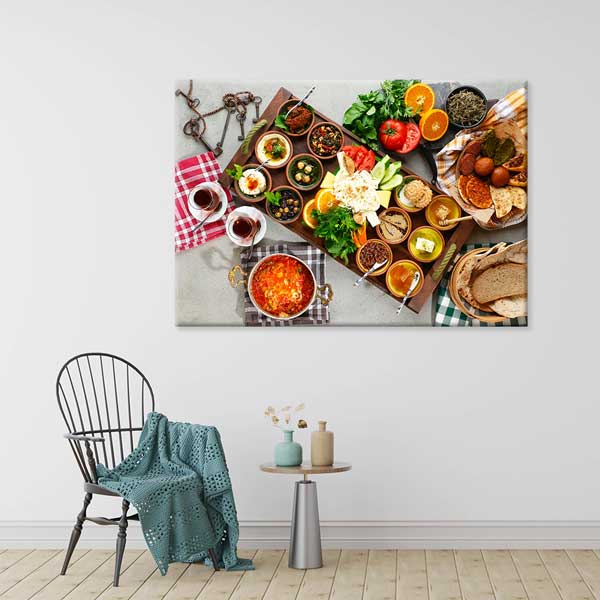Anadolu Kahvaltı Sofrası Duvar Tablosu – 12183
