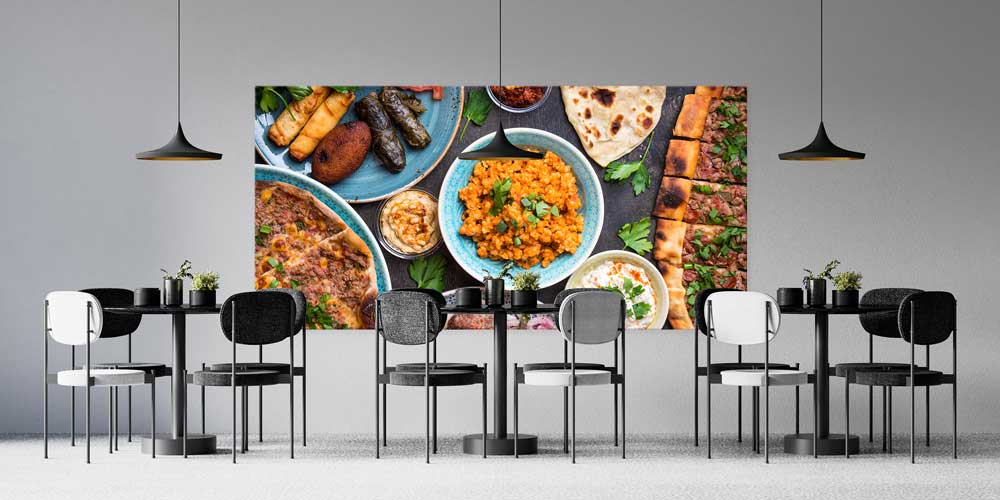 anadolu-mutfagi-tablolar-12473-01 Anadolu Mutfağı Yemekleri Temalı Büyük Ebat Duvar Dekoru – 12473