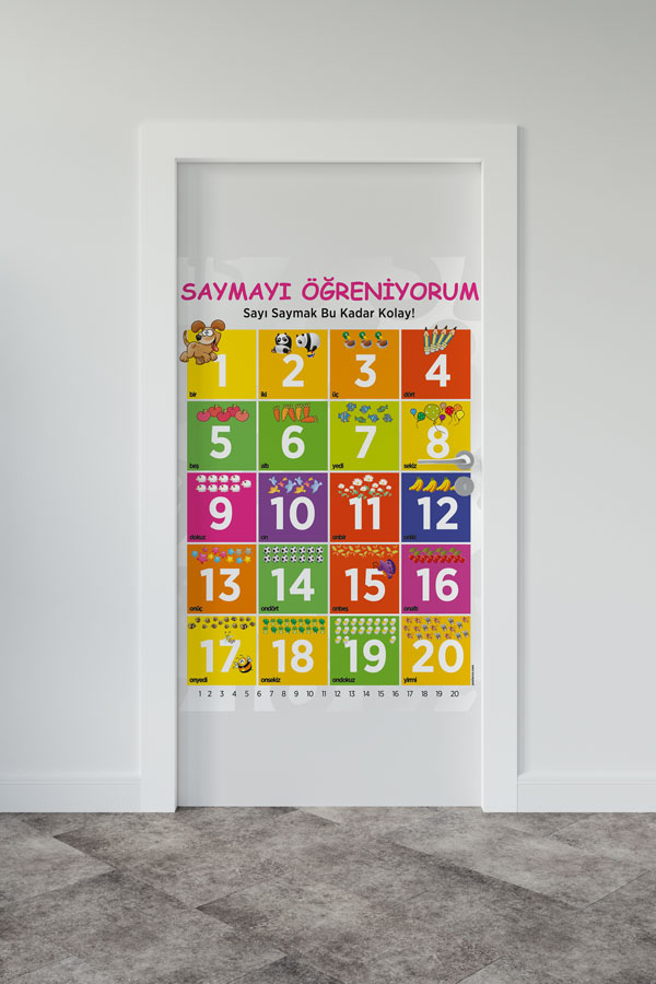 Bebek - Çocuk Odası Kapı Tasarımı 9965