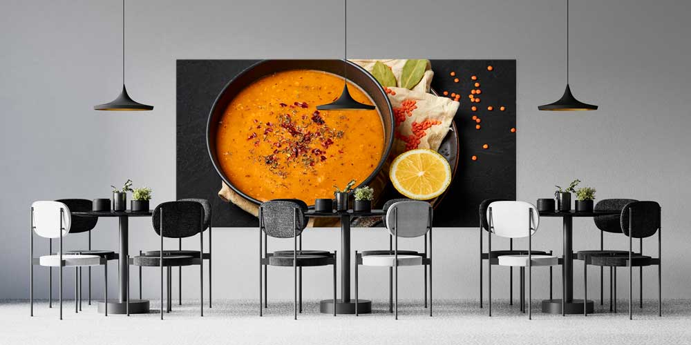 Mercimek Çorbası Temalı Büyük Ebat Duvar Dekoru – 12479