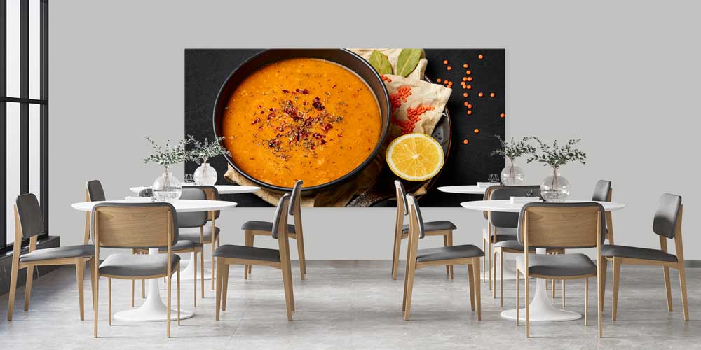 Mercimek Çorbası Temalı Büyük Ebat Duvar Dekoru – 12479