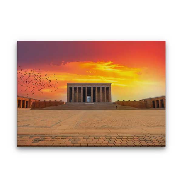 Anıtkabir Gün Batımı ve Tören Meydanı Kanvas Tablo 12098