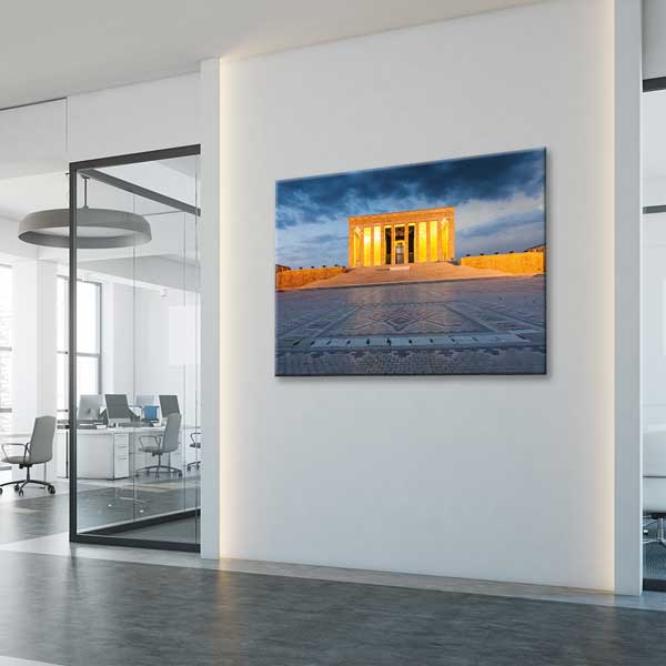 Anıtkabir Aydınlatmalı Akşam Manzarası Kanvas Tablo 12099