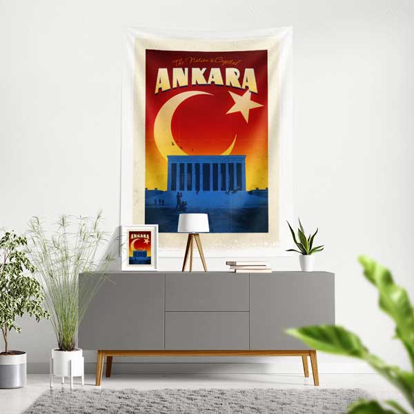 Ankara Anıtkabir Temalı Duvar Örtüsü 11832